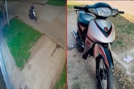 Video: le robaron la moto de adentro de su casa en barrio Mosconi