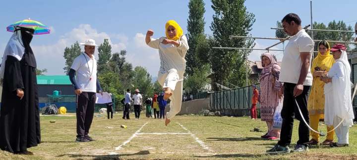 District Level Annual Athletic Meet: Jumping & Throwing Events Witnessed Massive Female Participation