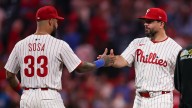 Phillies wrap up a 1st-round bye, hitting a team-record 8 homers to rout the Marlins