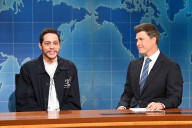 Pete Davidson jokes about the class divide between him and Colin Jost: ‘We’re from the same island, but ...’