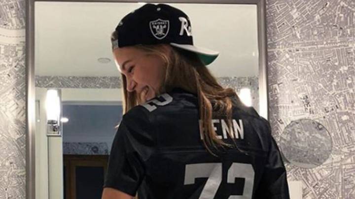 Model Josephine Skriver dubbed world's sexiest NFL fan after being forced to cover up very NSFW jersey picture