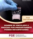 Hombre es vinculado a proceso por presuntamente poseer metanfetamina