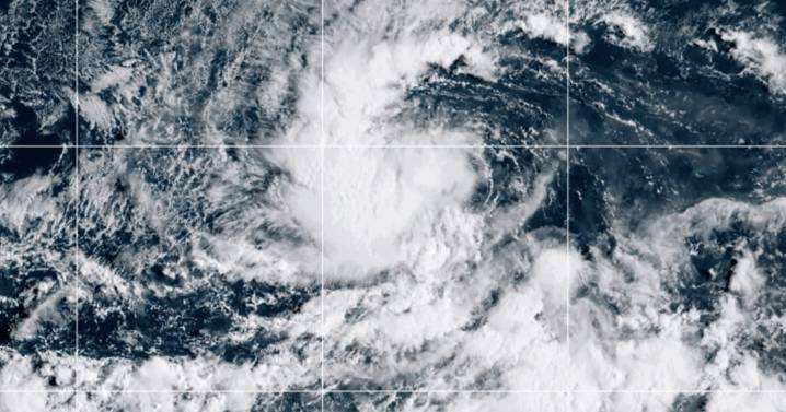 Hurricane Kiko forms in the Pacific, moving west