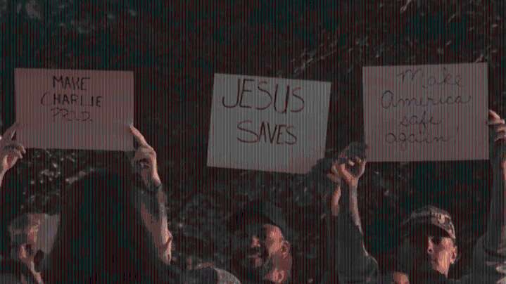 USI students rally in wake of Charlie Kirk assassination