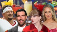 Kelce, Mahomes, Taylor & Brittany Get Signature Cocktails At New Restaurant
