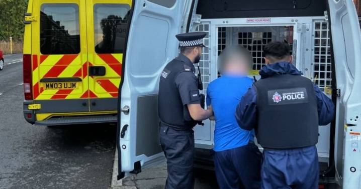 Police storm Manchester home and arrest man after finding huge haul
