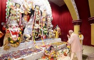 After PM Modi Offers Prayers At CR Park Kali Bari On Maha Ashtami, BJP Leaders Hails PM’s ‘Historic Visit’