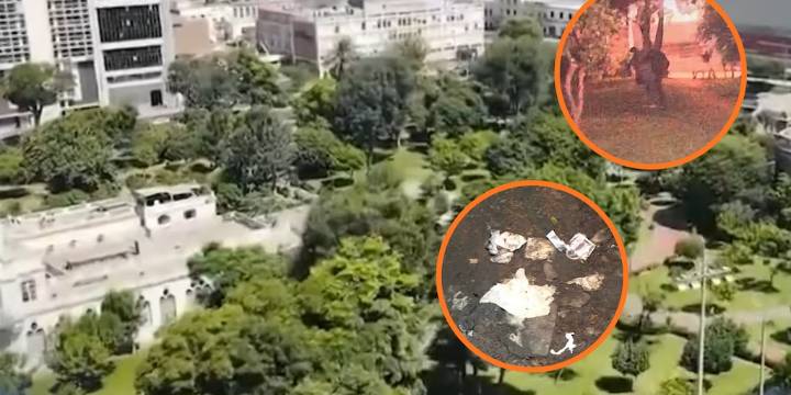 Sexo y drogas al aire libre: el Parque Neptuno se transforma de noche en un espacio de excesos en pleno centro de Lima