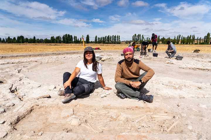 Descubren en el yacimiento de Las Calaveras de Renedo (Valladolid) un mausoleo tardoantiguo de influencia norteafricana, uno de los más septentrionales de la península