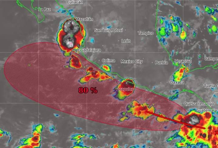 Ciclón tropical Mario podría formarse en el Pacífico en los próximos días; ¿afectará a BCS?