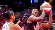 Aliyah Boston, Kelsey Mitchell lead Fever past Aces 90-83 to even series, set up decisive Game 5
