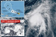 Tropical cyclones could collide, triggering rare Fujiwhara Effect