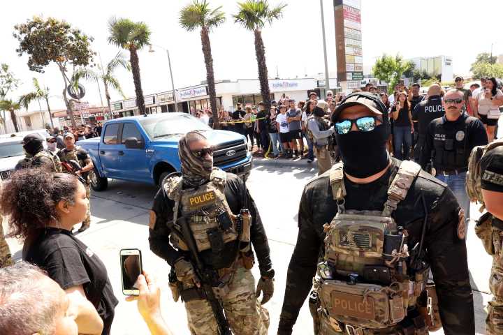 DHS Official Calls California Ban on Masked Agents “Garbage”