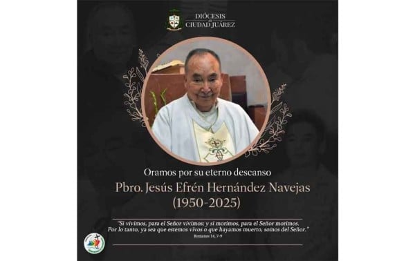 Fallece el presbítero Jesús Efrén Hernández Navejas