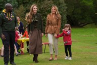 Melania Trump tours UK with Queen Camilla and Kate Middleton