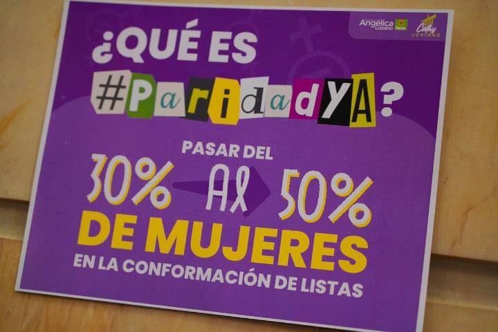 Radican proyecto de ley para garantizar paridad en listas electorales a partir de 2030