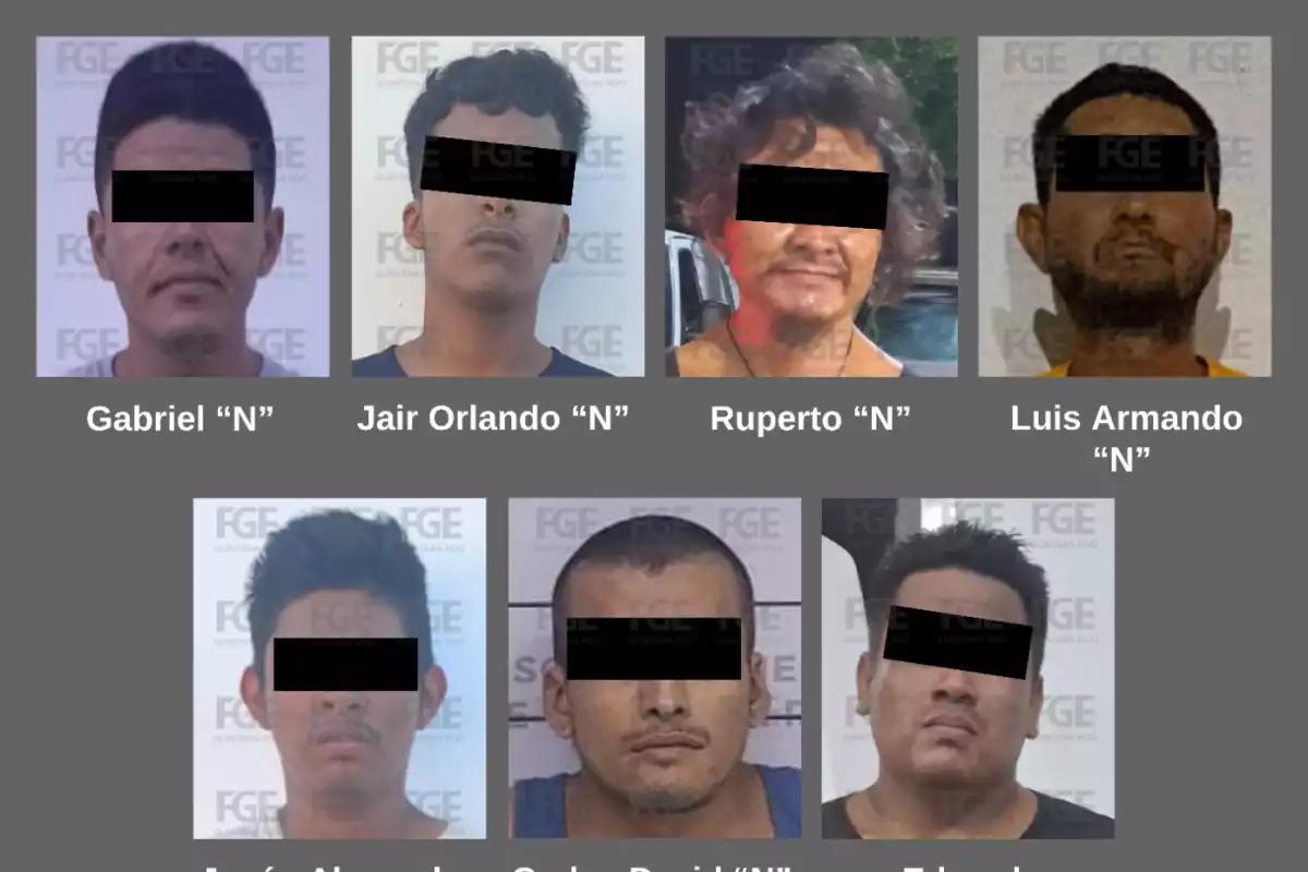 Detienen a siete personas por narcomenudeo en Quintana Roo; tres quedan en prisión preventiva