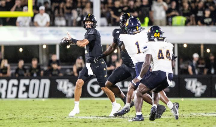 What does UCF's QB situation look like vs. North Carolina?