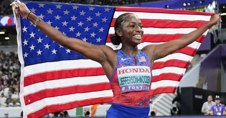Seville joins Bolt as a Jamaican sprint champ. Jefferson
