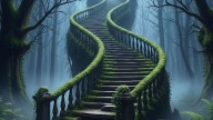 El misterio de las escaleras que llevan a la nada en medio de un bosque