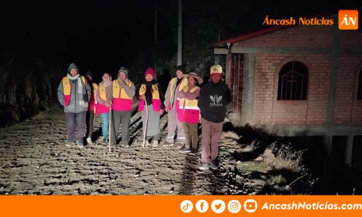 Independencia: Vecinos refuerzan patrullajes nocturnos durante apagón en Huaraz