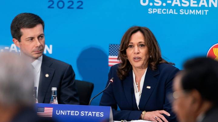 Harris says Buttigieg was her 'first choice' for 2024 running mate but the pairing was too risky