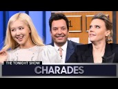 Charades with Kate McKinnon and ROSÉ | The Tonight Show Starring Jimmy Fallon