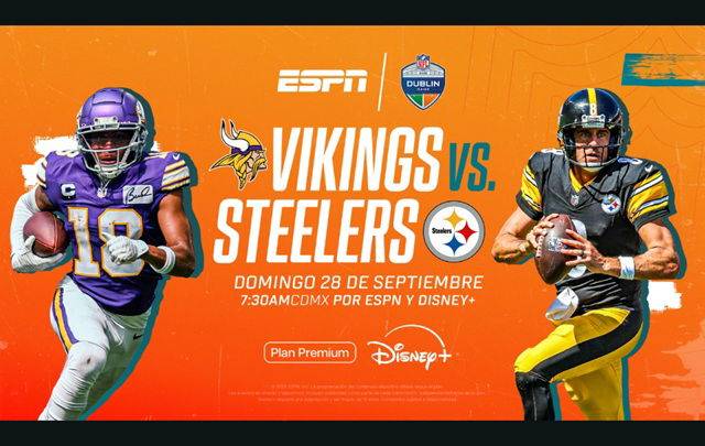 Los vikingos se enfrentan a la cortina de Acero desde Dublín y se podrá ver en ESPN en Disney+