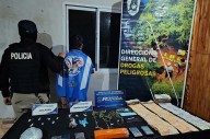 Atrapan a "dealer" con ladrillos de marihuana, cocaína y $2.000.000