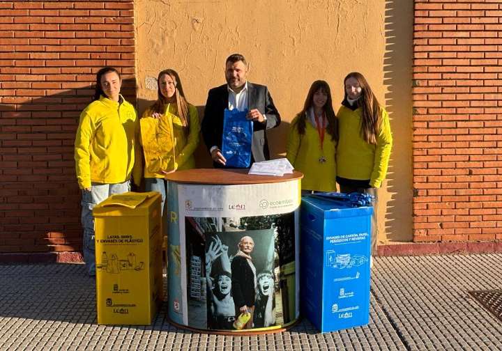 León recicló el pasado año 2.100 toneladas de envases, 4.000 de papel y 2.400 de vidrio