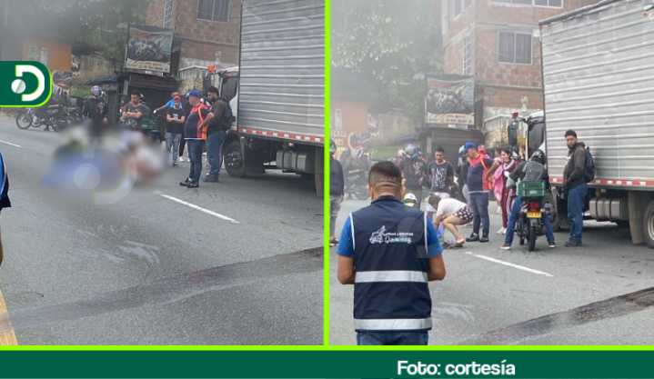 Motociclista de 29 años, la víctima del accidente de tránsito en la autopista Medellín