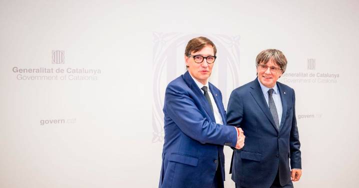 Illa y Puigdemont se reúnen por primera vez en Bruselas