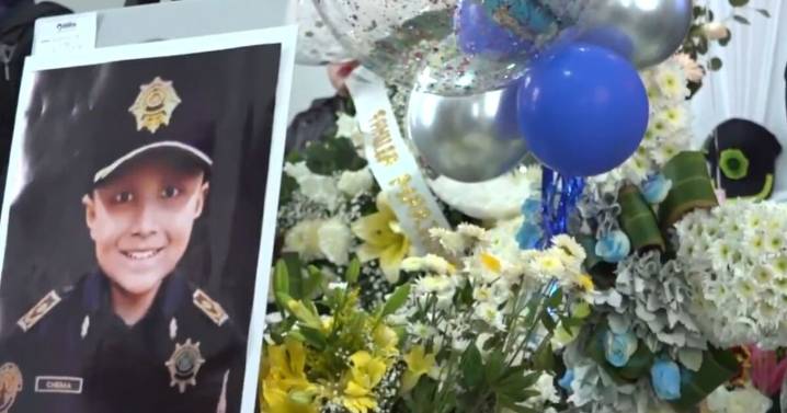 Murió 'Chemita', el niño de 11 años que fue policía por un día; la SSC CDMX lo despidió con honores