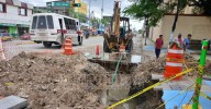 Avanza COMAPA SUR en la rehabilitación de colector sanitario en la zona centro de Ciudad Madero