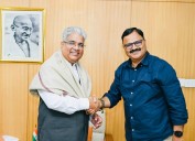 Javed Rana Meets Union Forest Minister