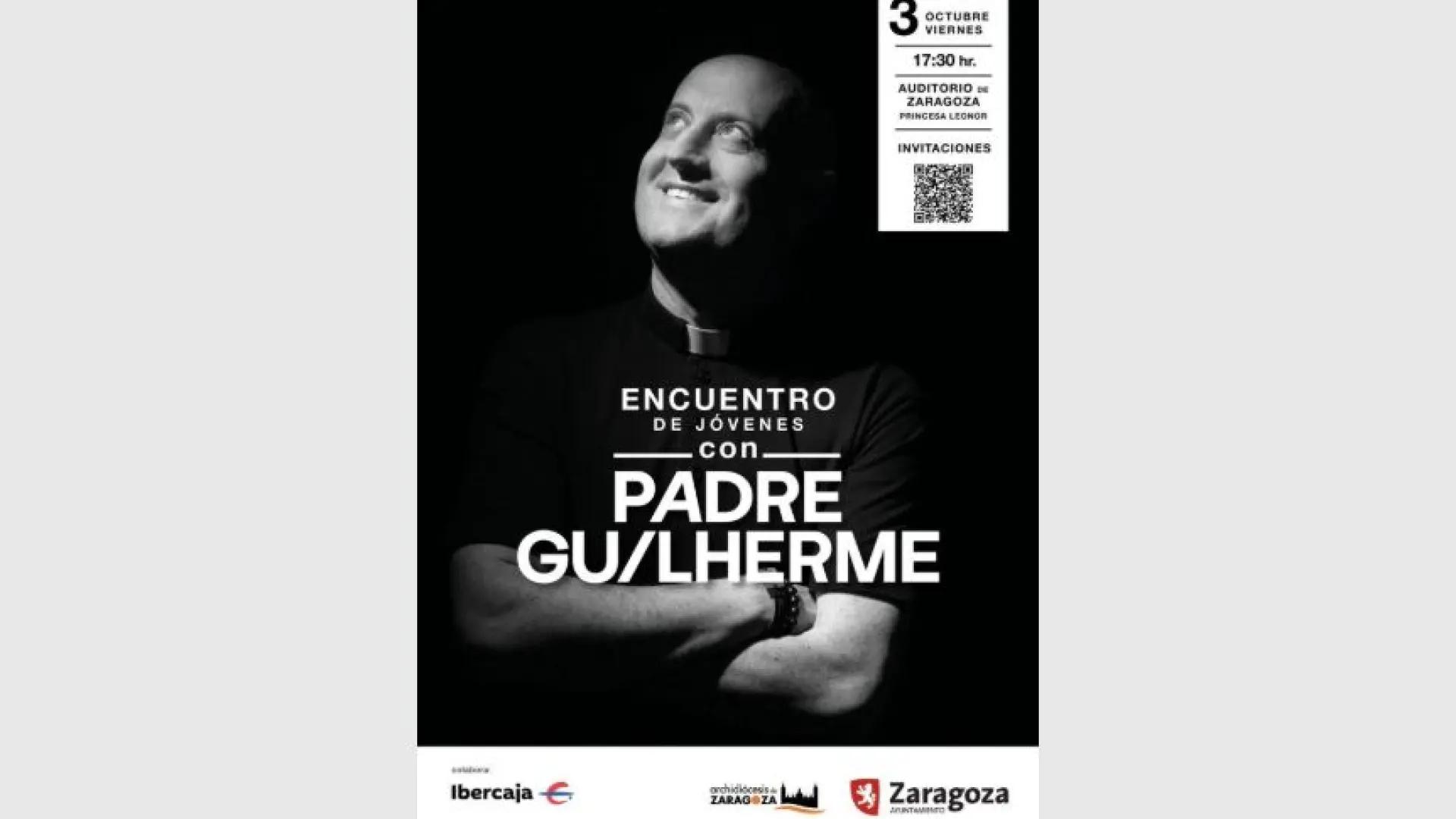 El padre Guilherme dialogará con la juventud en el Auditorio antes de su concierto en Zaragoza
