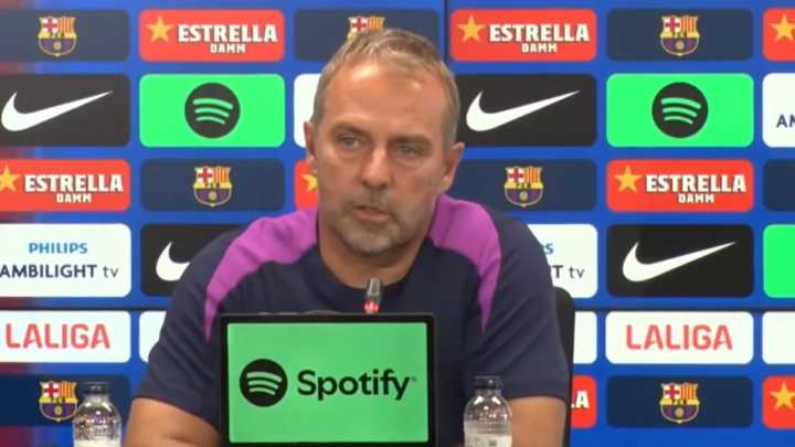 Flick se pronuncia sobre el incidente de Simeone: "Yo me centro más en el campo"