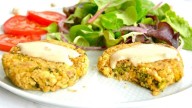 Medallones de garbanzos para tus hamburguesas: los podés frisar y comer cuando quieras