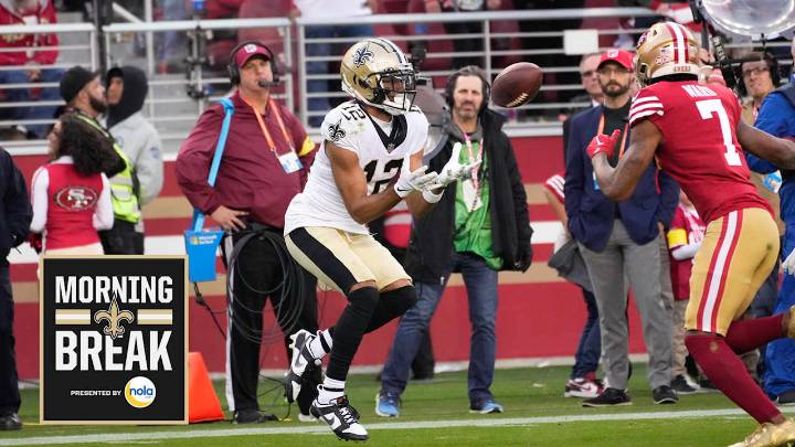 Morning Break: New Orleans Saints set to take on San Francisco 49ers