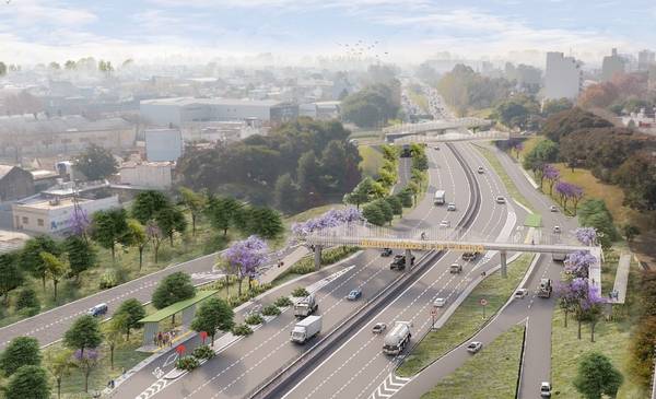 Autopista Dellepiane: cierran una de las bajadas por la obras de renovación
