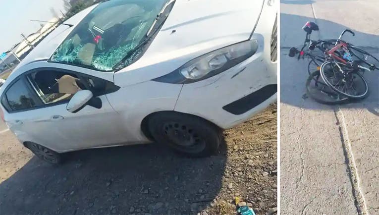 Falleció el ciclista que fue arrollado en la ruta 9 cerca del acceso a Villa Mariano Moreno