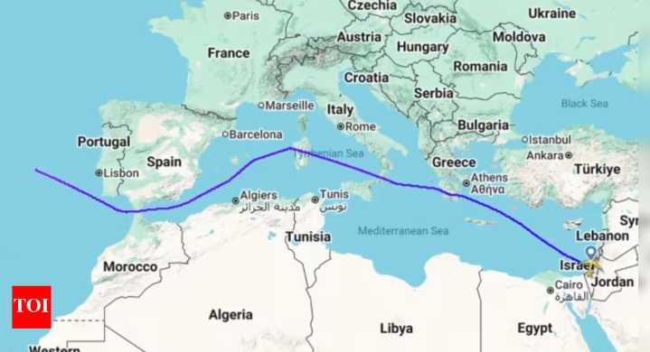 Odd flight path: Israeli PM Netanyahu’s plane skirts Europe, takes long Atlantic route; here’s why