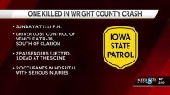 Deadly crash: One person killed, two others hurt in Wright County crash