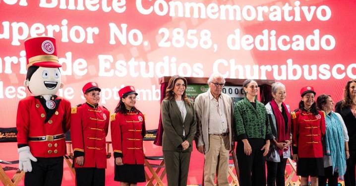 Ocho décadas de Estudios Churubusco resaltan en la imagen del billete de Lotería Nacional