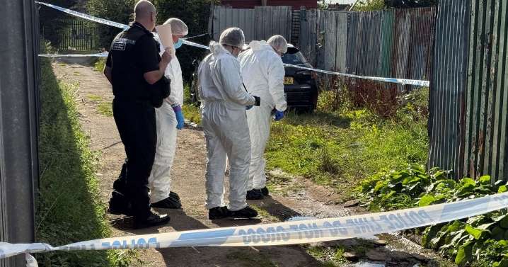 Allotment holders describe site 'swarming' with police in body find probe