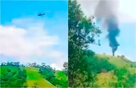 Helicóptero que tumbaron en Amalfi no era de Colombia, sino de EE. UU: pedirán que extraditen a los responsables