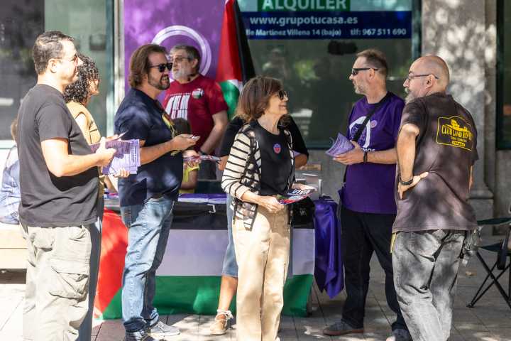 Podemos se manifiesta contra el genocidio en Gaza