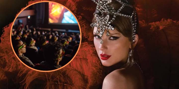El álbum de estreno de Taylor Swift llegará a los cines de Colombia con ‘The Official Release Party of a Showgirl’