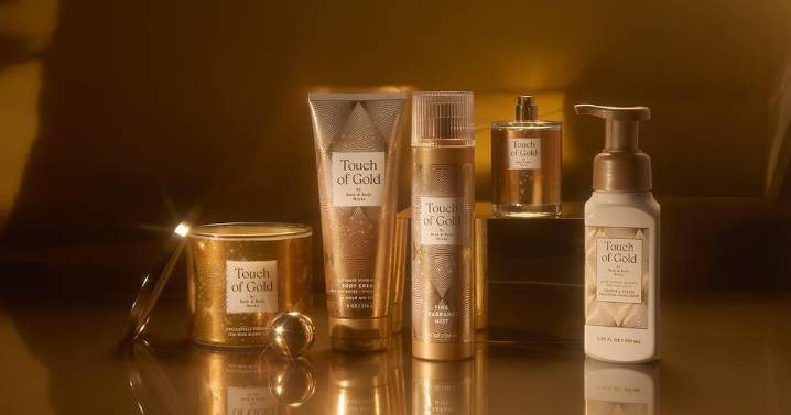 Bath & Body Works' New Touch Of Gold Scent Just Dropped