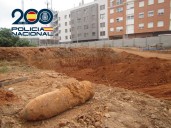 Descubierto un artefacto explosivo de grandes dimensiones en una obra de viviendas en Castellón